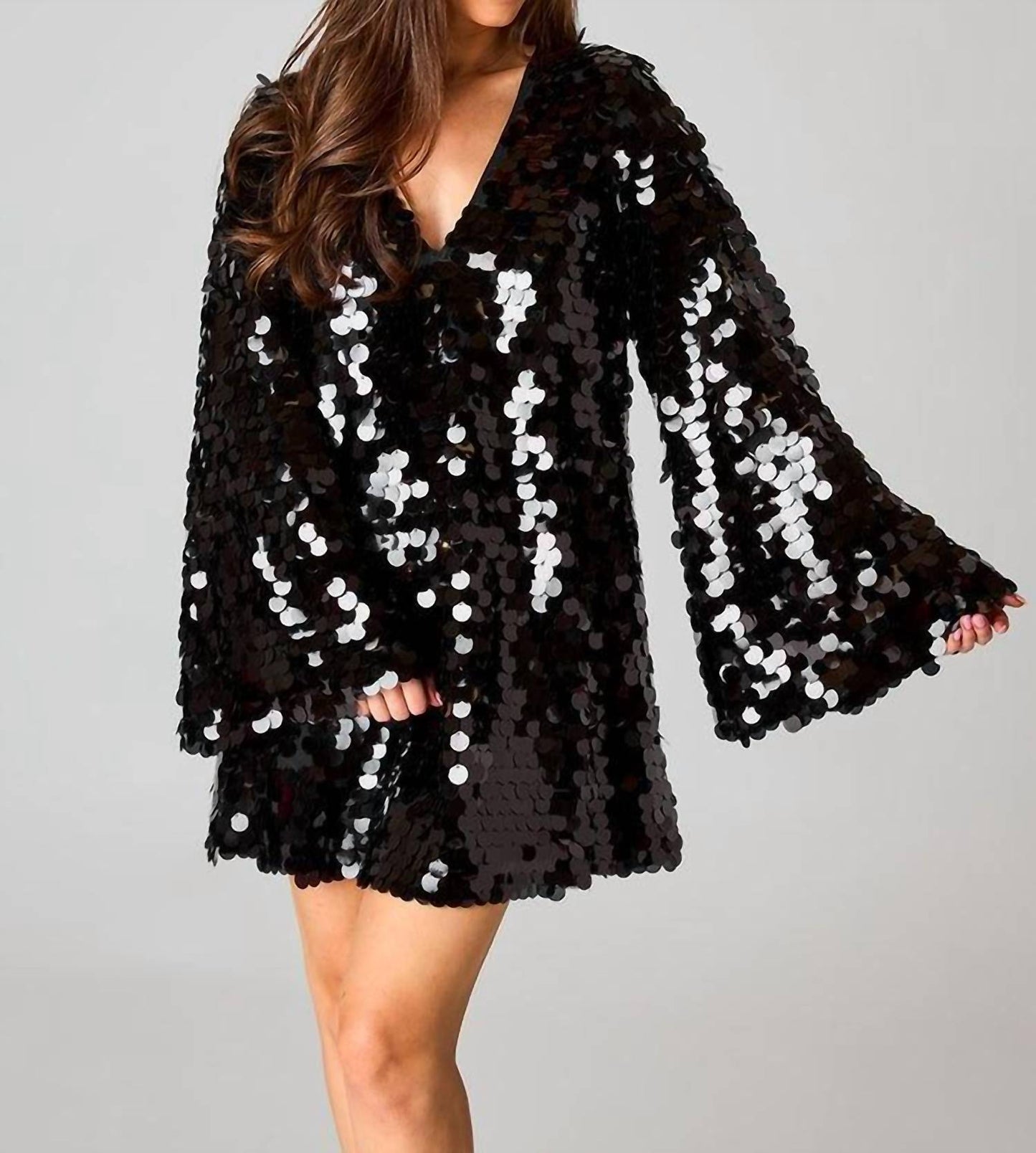 Buddylove - Bertie Sequin Wrap Dress