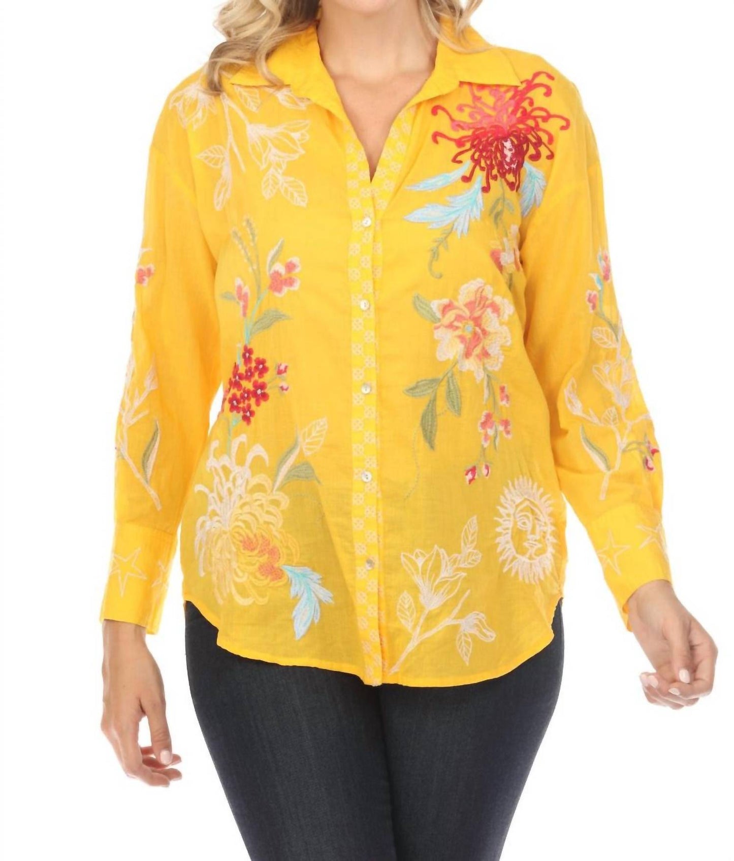 Johnny Was - Malory Relaxed Seamed Shirt