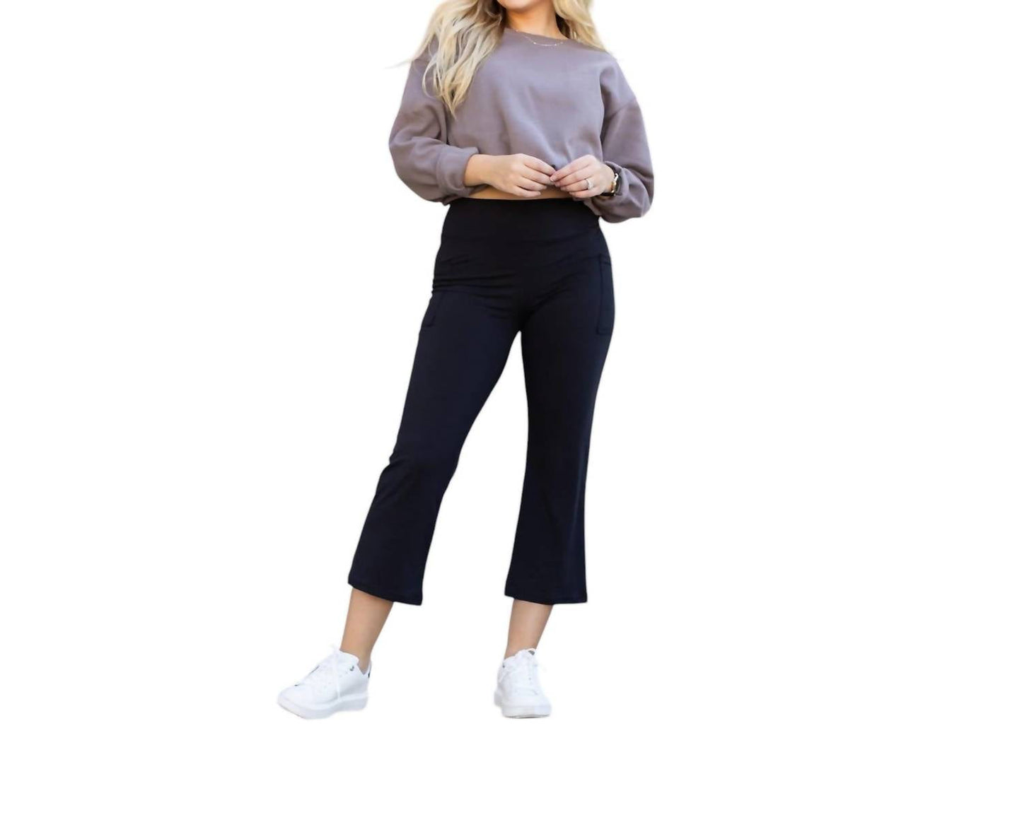 Julia Rose - Delilah Kick Flare Leggings with Pockets
