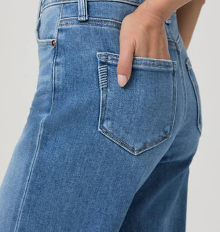 Paige - Anessa 29" Petite With Seamed Beltloops And Raw Hem Jean