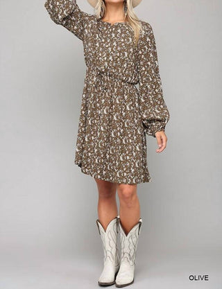 Gigio - Ditsy Floral Button Down Dress