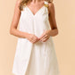 Lalavon - Shirred Mini Dress