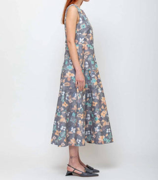 Odeeh - Chiné Flowers Midi Dress