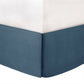 7 Piece Cotton Sateen Comforter Set Blue Cal King