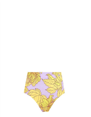 Lia Sahara - Women's Reversible Compression High Waist Bikini Bottom