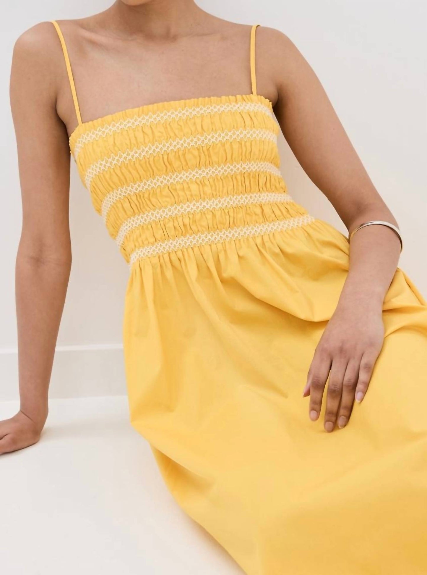 Pistola - Bianca Smocked Bodice Dress