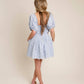 Sofie The Label - April Embroidered Cut Out Mini Dress