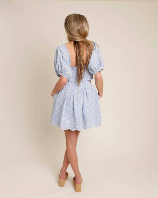 Sofie The Label - April Embroidered Cut Out Mini Dress
