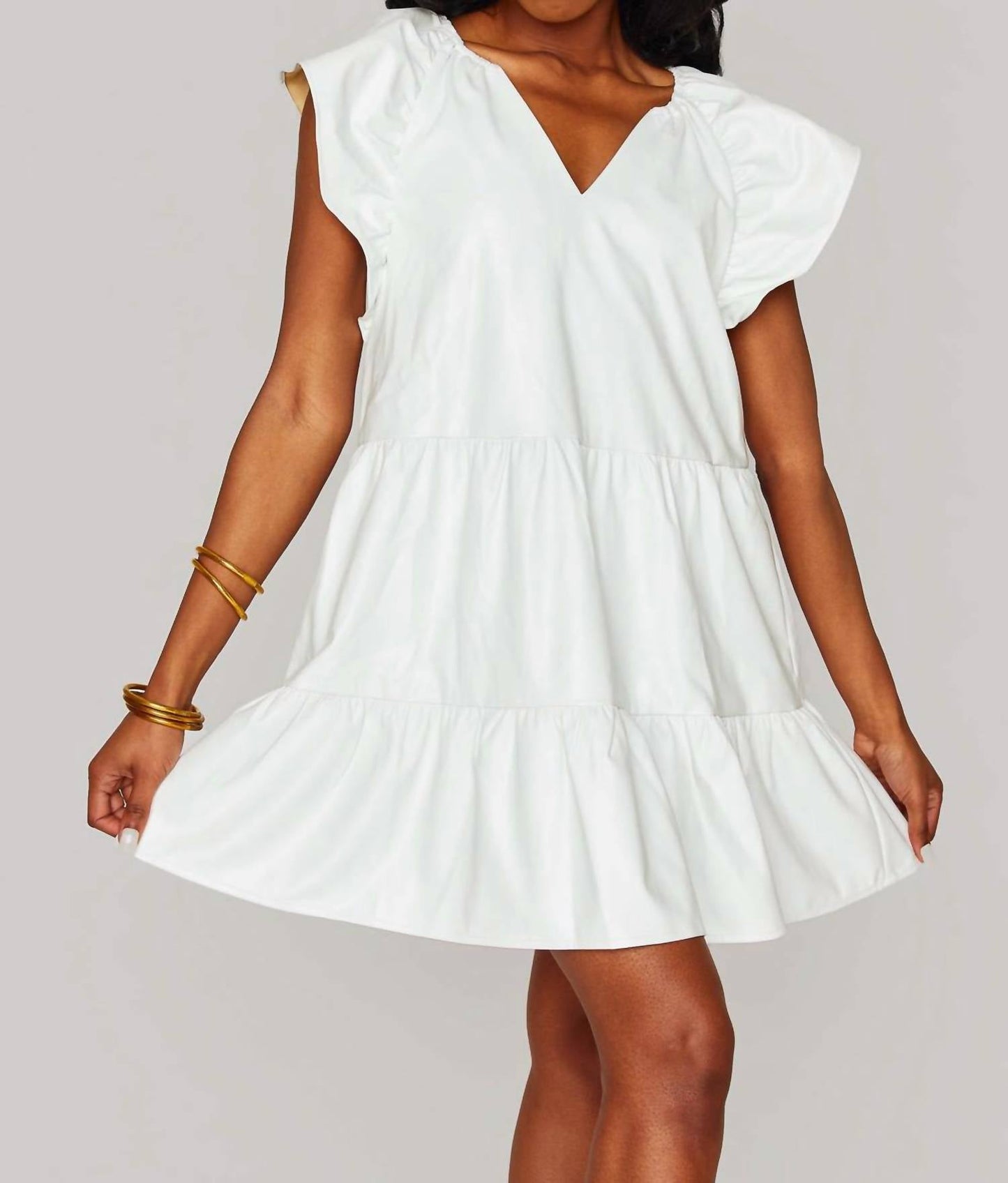 Buddylove - Ruffle Sleeve Mini Dress