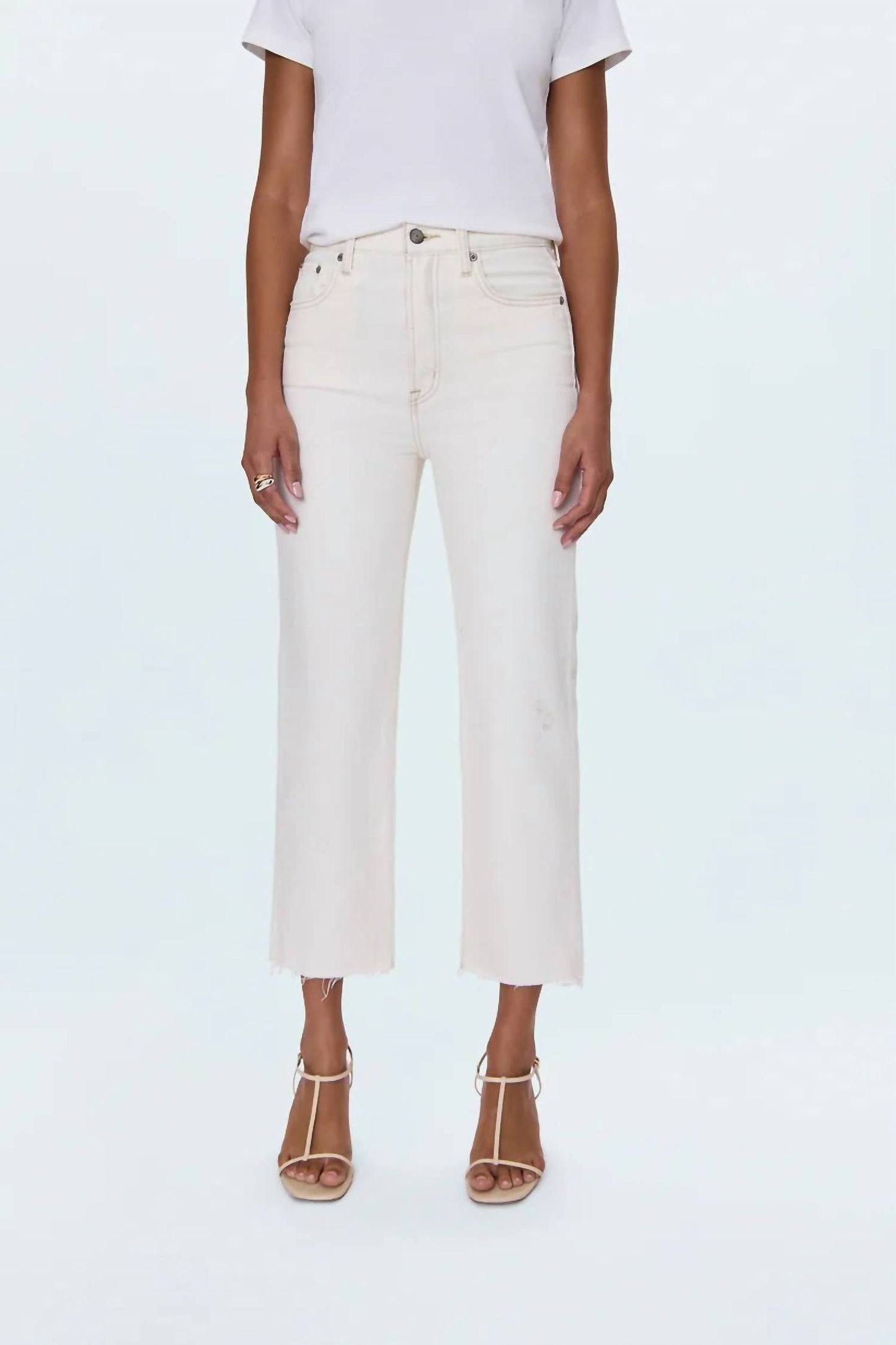 Pistola - Cassie Crop High Rise Straight Crop Jean