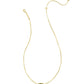 Kendra Scott - Women's Elisa Bamboo Frame Short Pendant Necklace
