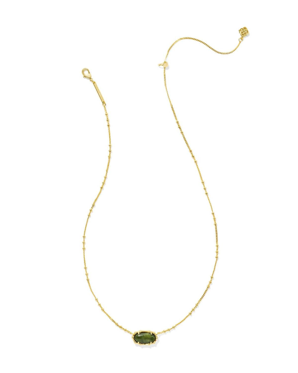 Kendra Scott - Women's Elisa Bamboo Frame Short Pendant Necklace