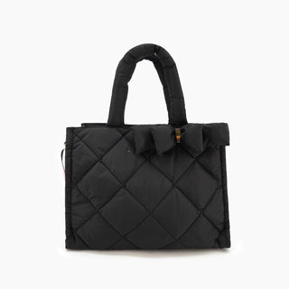 Like Dreams - Women's Serenity Bow Puffer Tote Bag