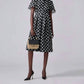 Carolina Herrera - Women's Polka Dot Midi Shirt Dress