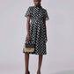 Carolina Herrera - Women's Polka Dot Midi Shirt Dress