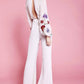 Free People - Embroidered Long Sleeve Jumpsuit