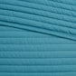 8 Piece Printed Seersucker Comforter and Quilt Set Collection Aqua Full/Queen