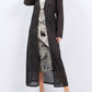 Paparazzi - Needle Out Knit Tie Front Maxi Duster