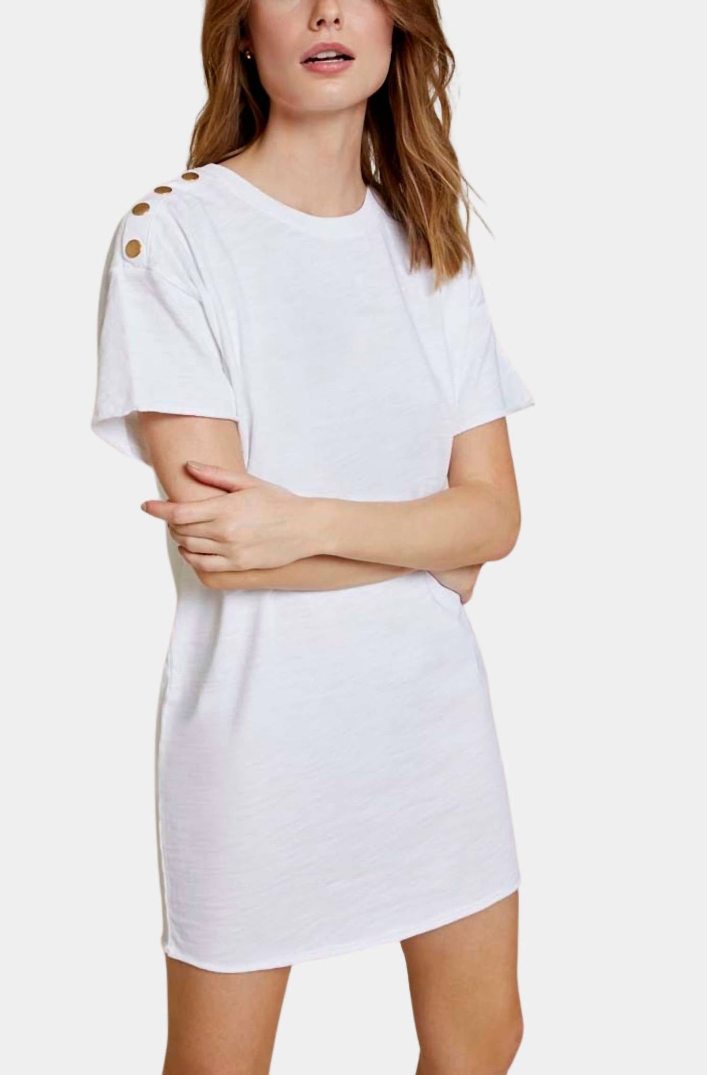 Nation Ltd - Grommet T-Shirt Dress