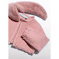 Abel & Lula - Baby Girls Faux Fur Collar Cardigan