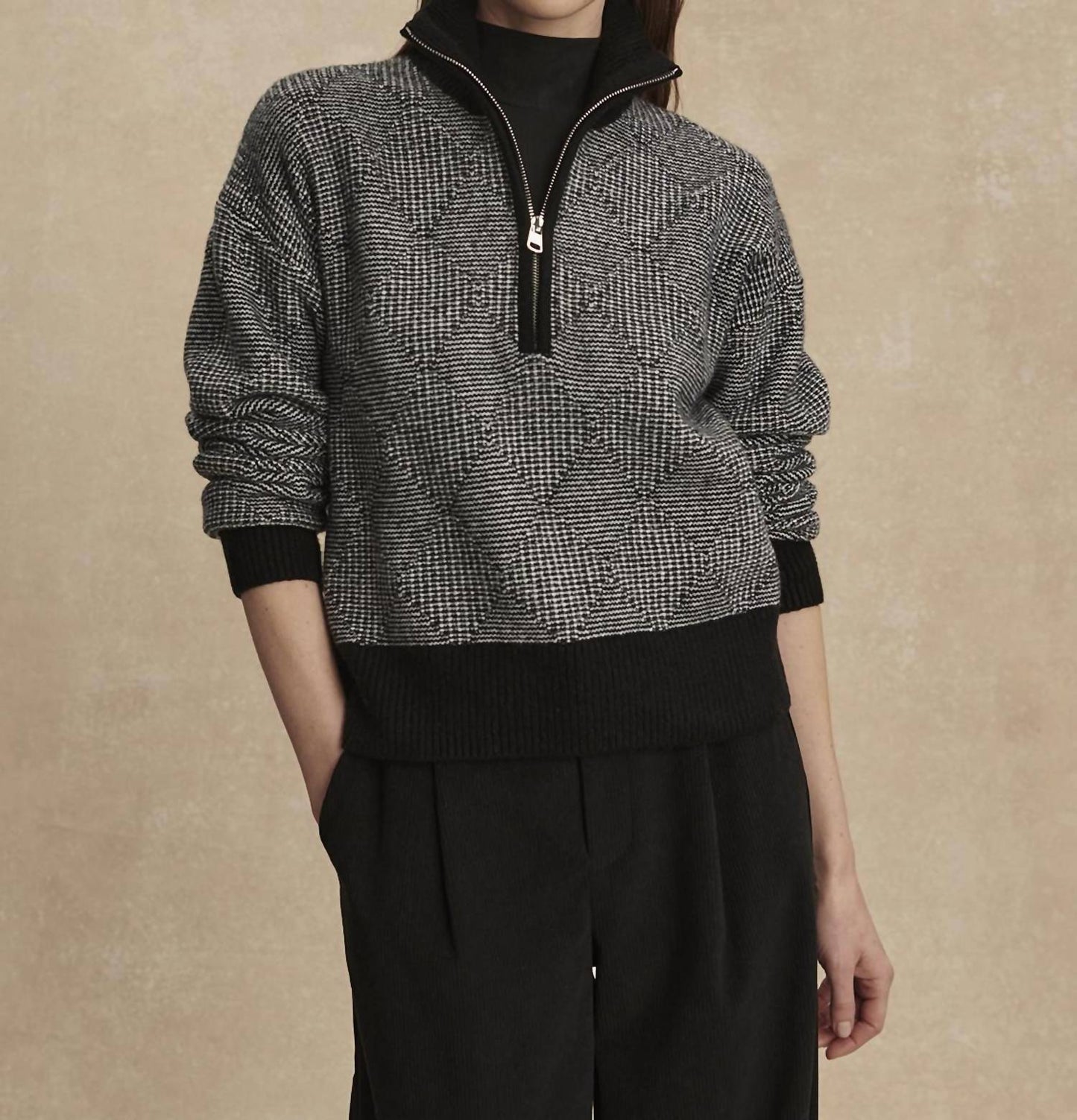 Varley - Aldridge Half Zip Knit Sweater