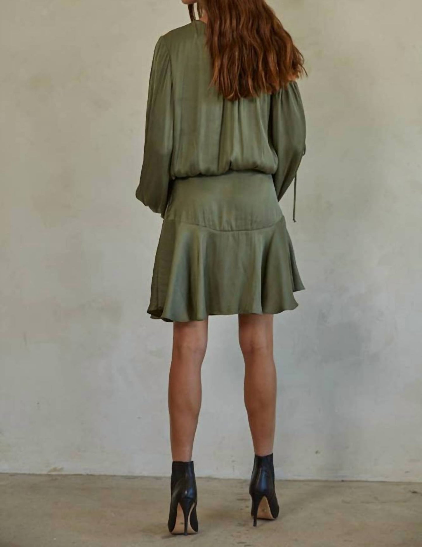 By Together - Sadie Satin Off The Shoulder Mini Dress