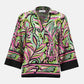 Joseph Ribkoff - Woven Paisley Print Boxy Top