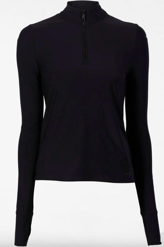 Bandier - Pro Fleece 1/4 Zip Long Sleeve Top