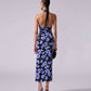 Carolina Herrera - Halter Neck Gathered Midi Dress