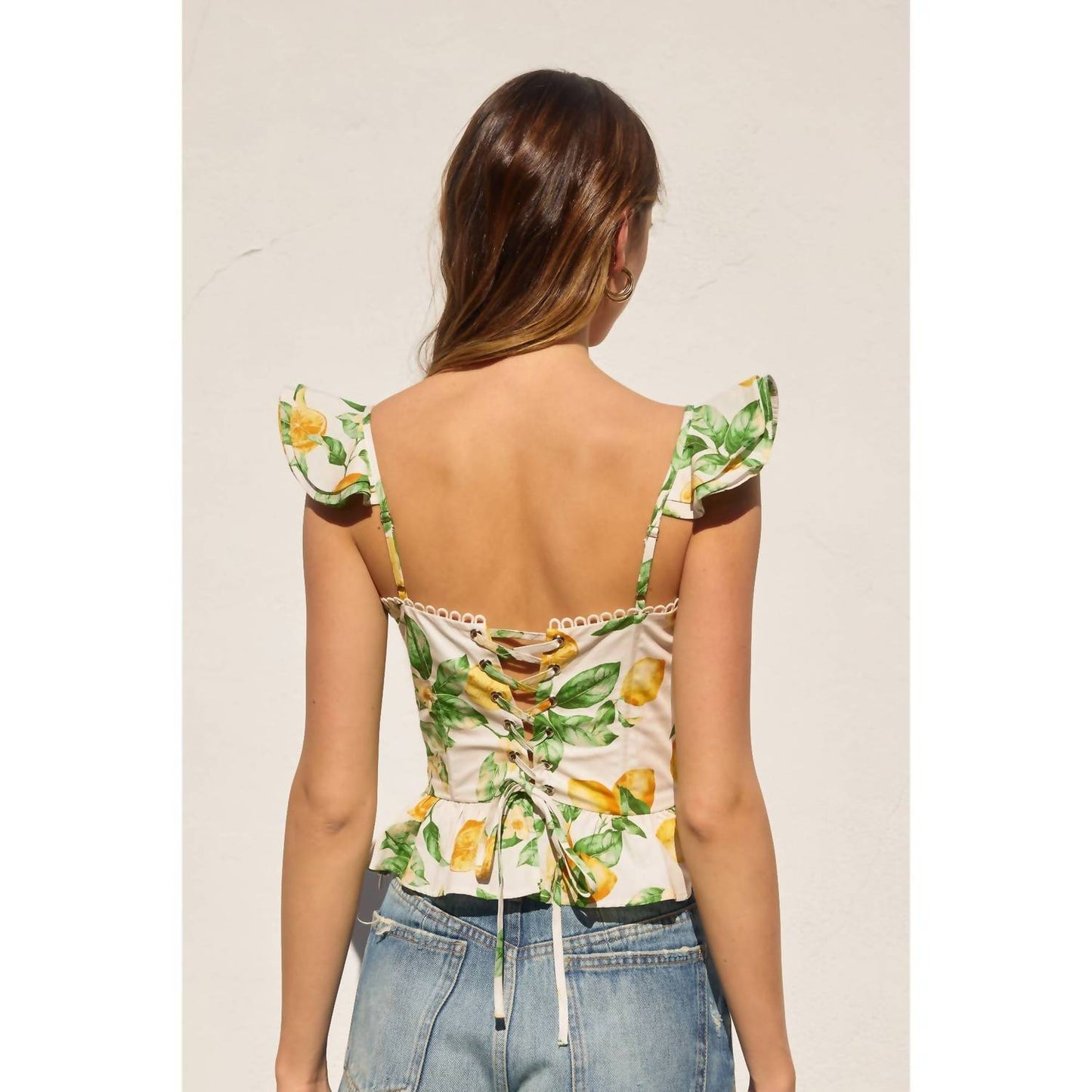 Dress Forum - Corset Flutter Top