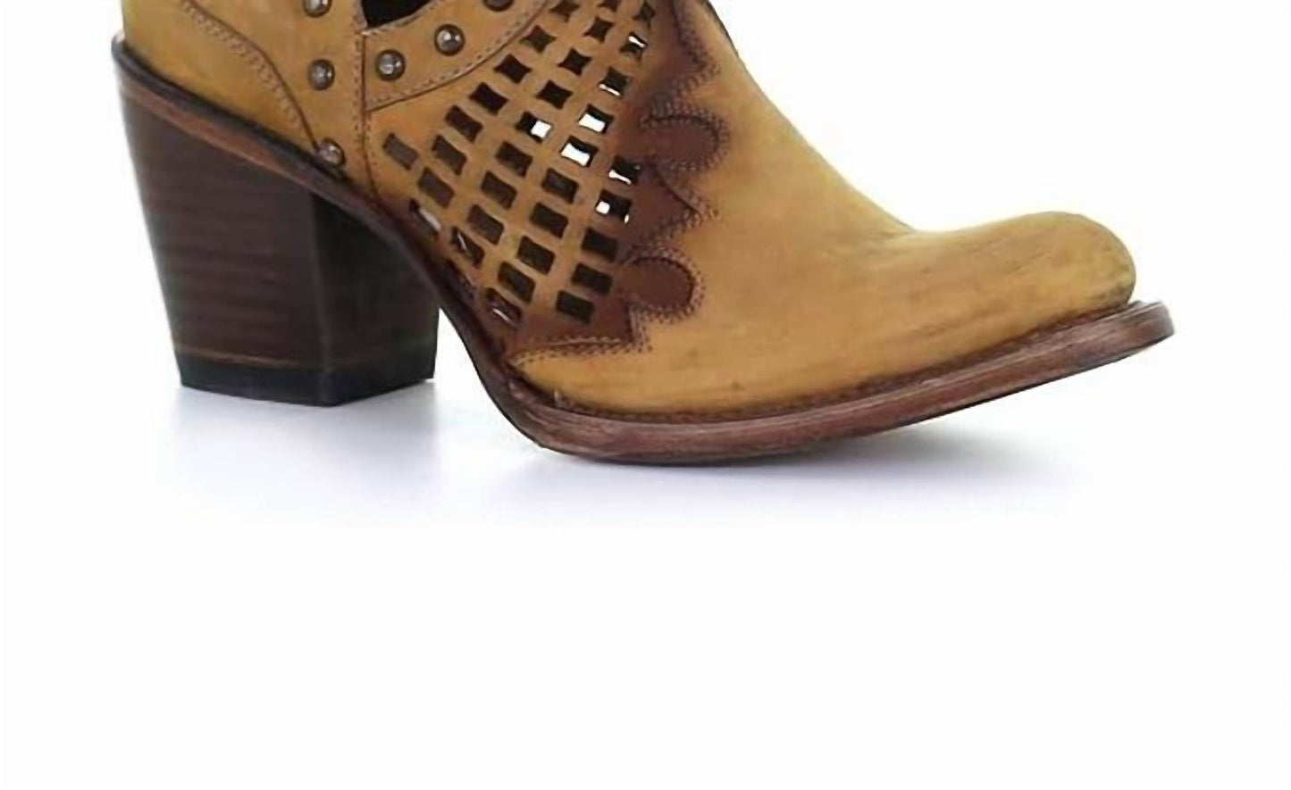 Circle G - Women's Cut Out And Studs Ankle Booties