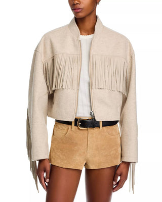 Blanknyc - Own It Fringe Crop Jacket