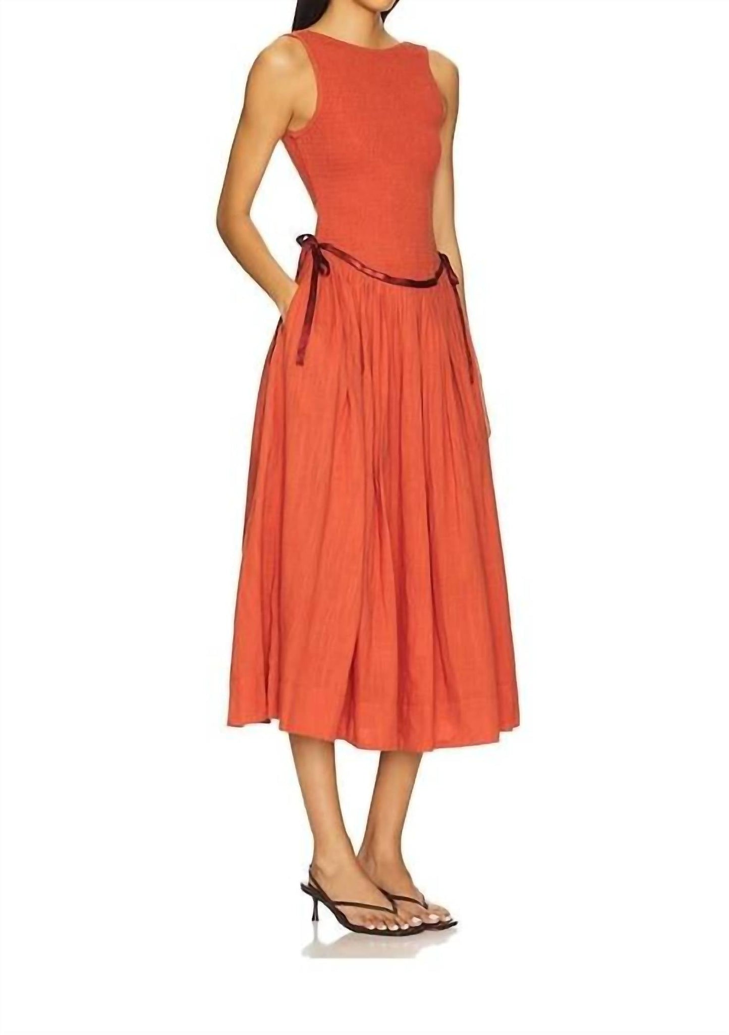 Free People - Women's Solid Midi Dress