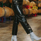 Buddylove - Travolta High-Rise Metallic Pants