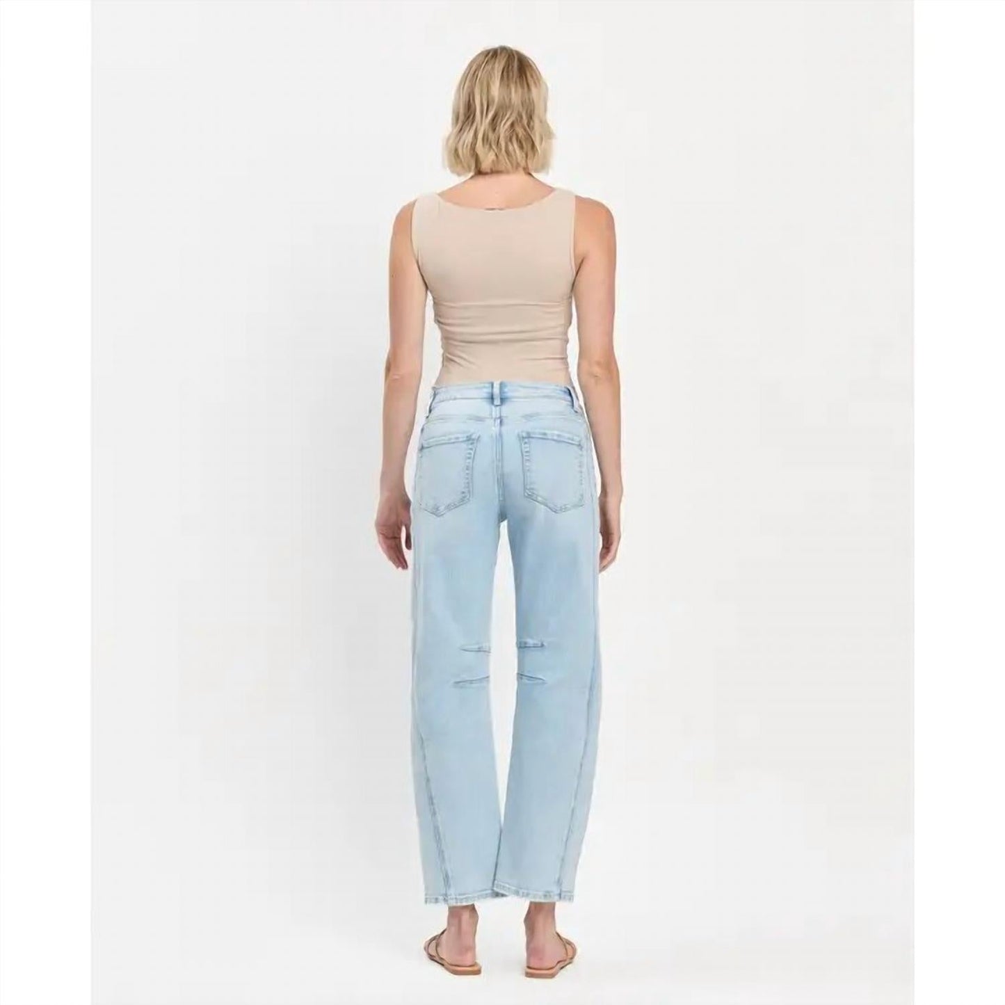 Flying Monkey - High Rise Barrel Leg Jeans