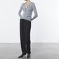 Enza Costa - CASHMERE LONG SLEEVES CUFFED HENLEY