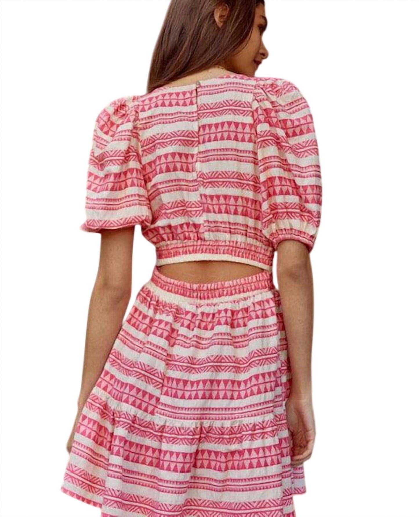 Self Contrast - Cutout Dress