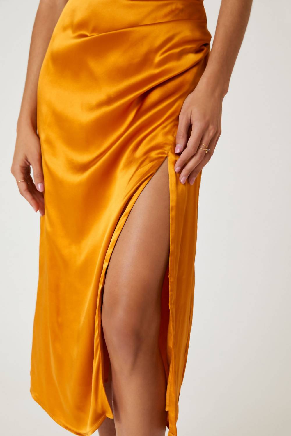 By Anthropologie - Silk One-shoulder Dress