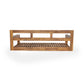 TOPMAX Patio Wooden Twin Size Porch Swing Daybed Frame