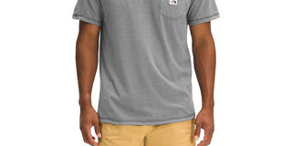 The North Face Men's Heritage Patch Pocket Tee Gray Size XX-Large