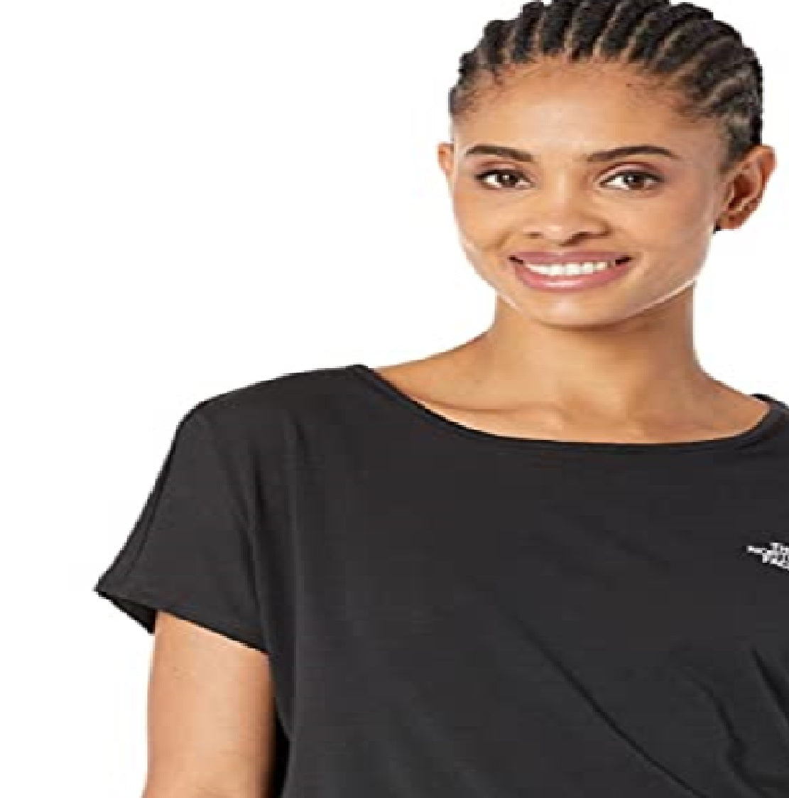The North Face Women's Cross Back Short Sleeve T-Shirt Black Size X-Small