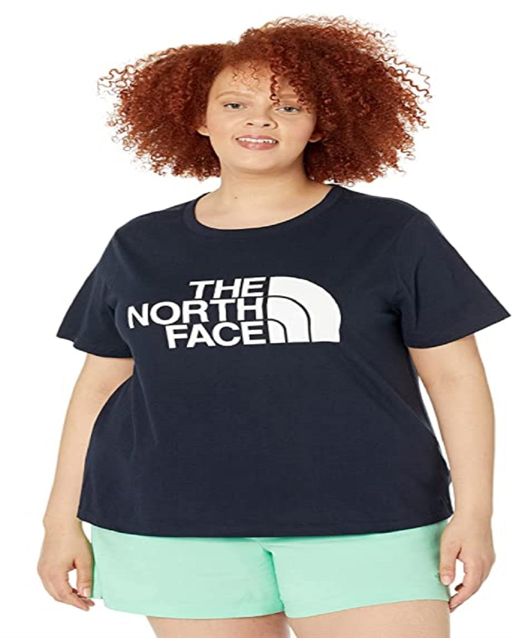The North Face Women's Half Dome Cotton Short Sleeve Tee Blue Size 3X