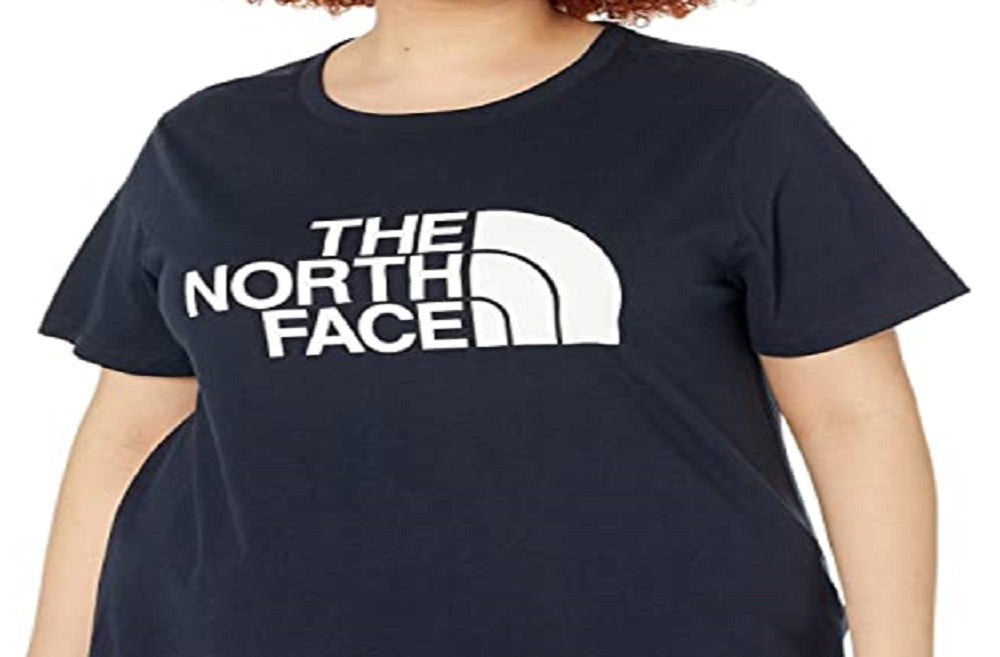 The North Face Women's Half Dome Cotton Short Sleeve Tee Blue Size 3X
