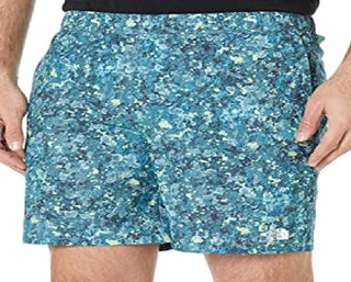 The North Face Men's Printed Wander Shorts Blue Size Small
