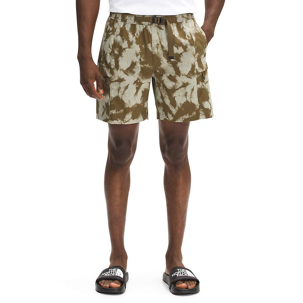 The North Face Men's Printed Class V Belted Short Green Size Medium