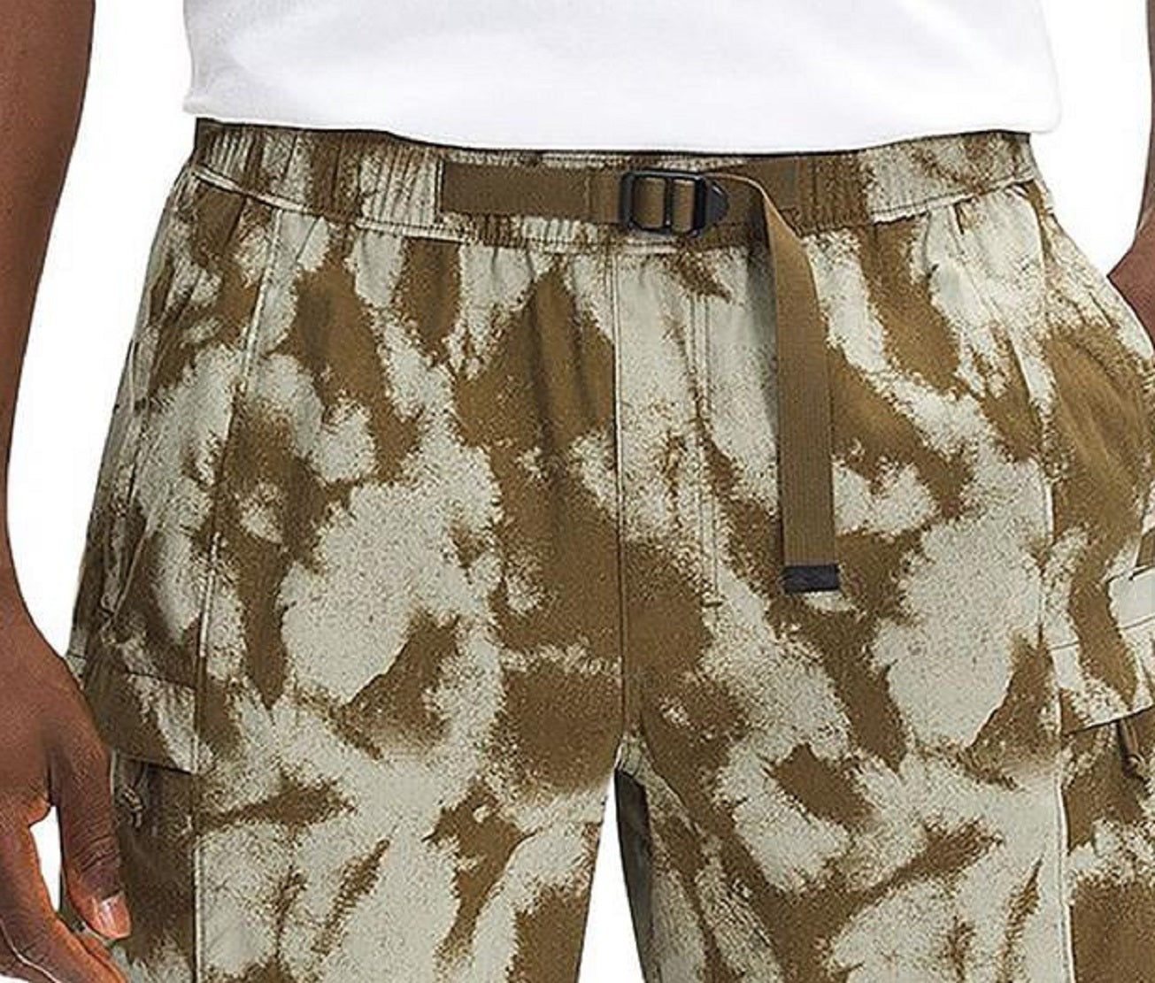 The North Face Men's Printed Class V Belted Short Green Size Large