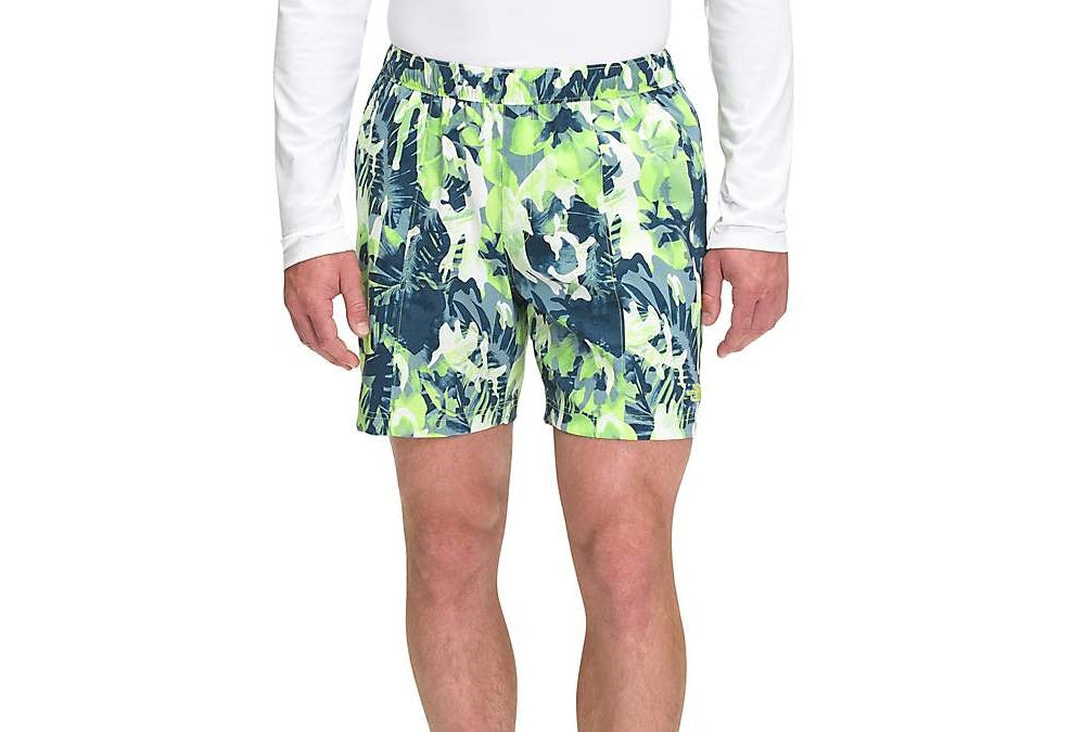 The North Face Men's Printed Class V Pull On Short Green Size Large