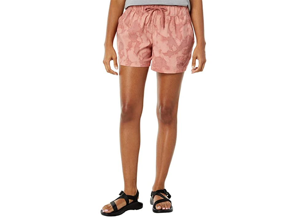 The North Face Women's Printed Class V Shorts Pink Size Large