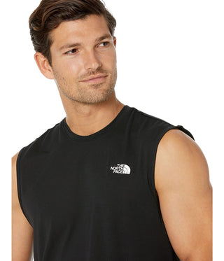 The North Face Men's Wander Sleeveless Tee Black Size Medium