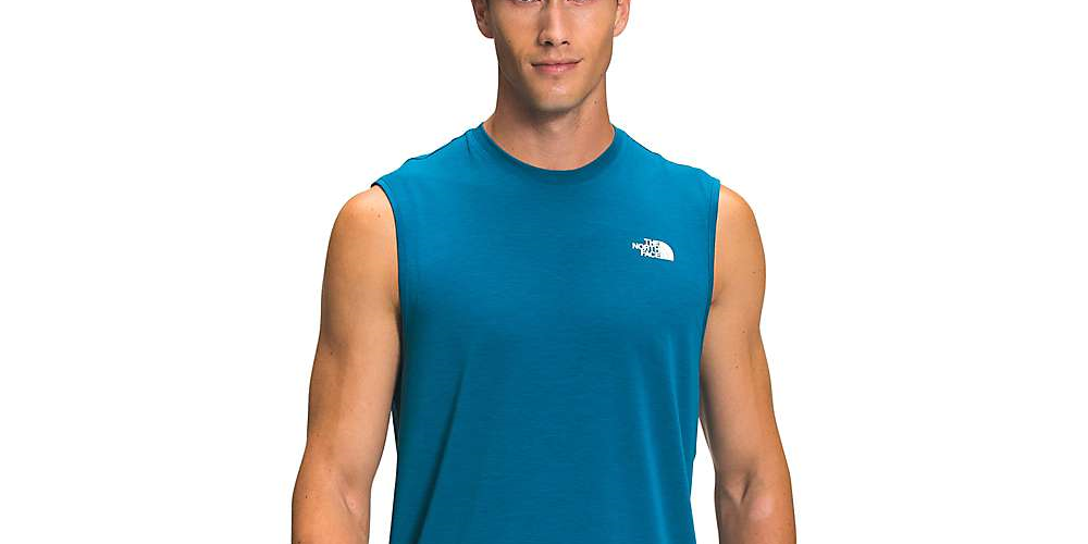 The North Face Men's Wander Sleeveless Top Blue Size Small